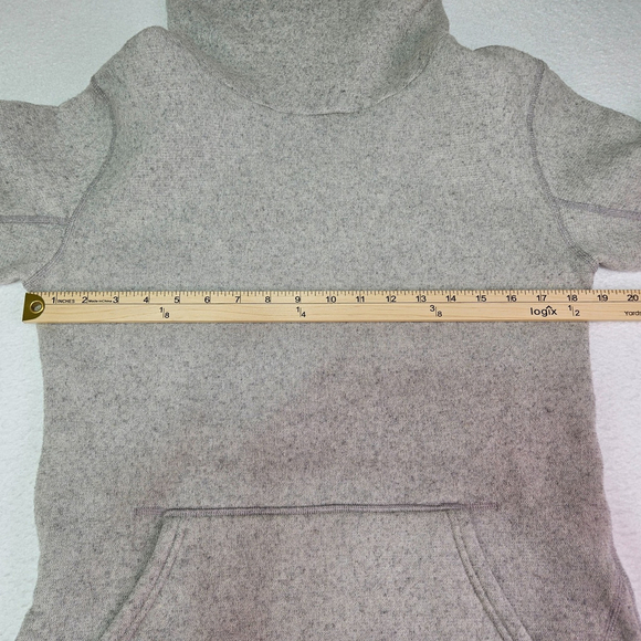 Smartwool Cozy Lodge Funnel Neck Pullover Womens M Wool Blend Gray SW017030 - Picture 4 of 13